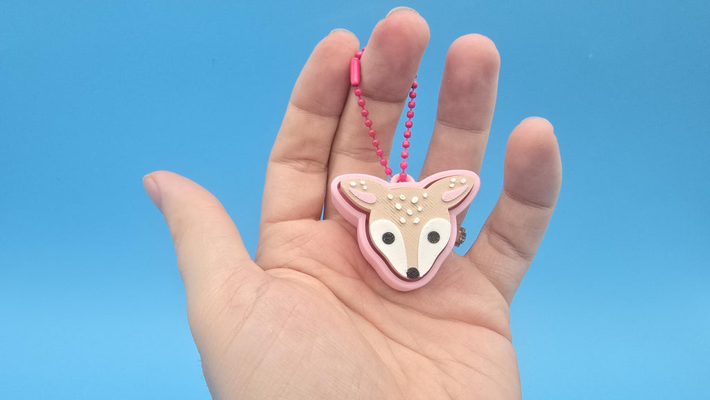 Woodland Clicker Keychain | Satisfying Click | Sensory Fidget Toy | Forest Animal Fidget