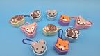 Woodland Clicker Keychain | Satisfying Click | Sensory Fidget Toy | Forest Animal Fidget