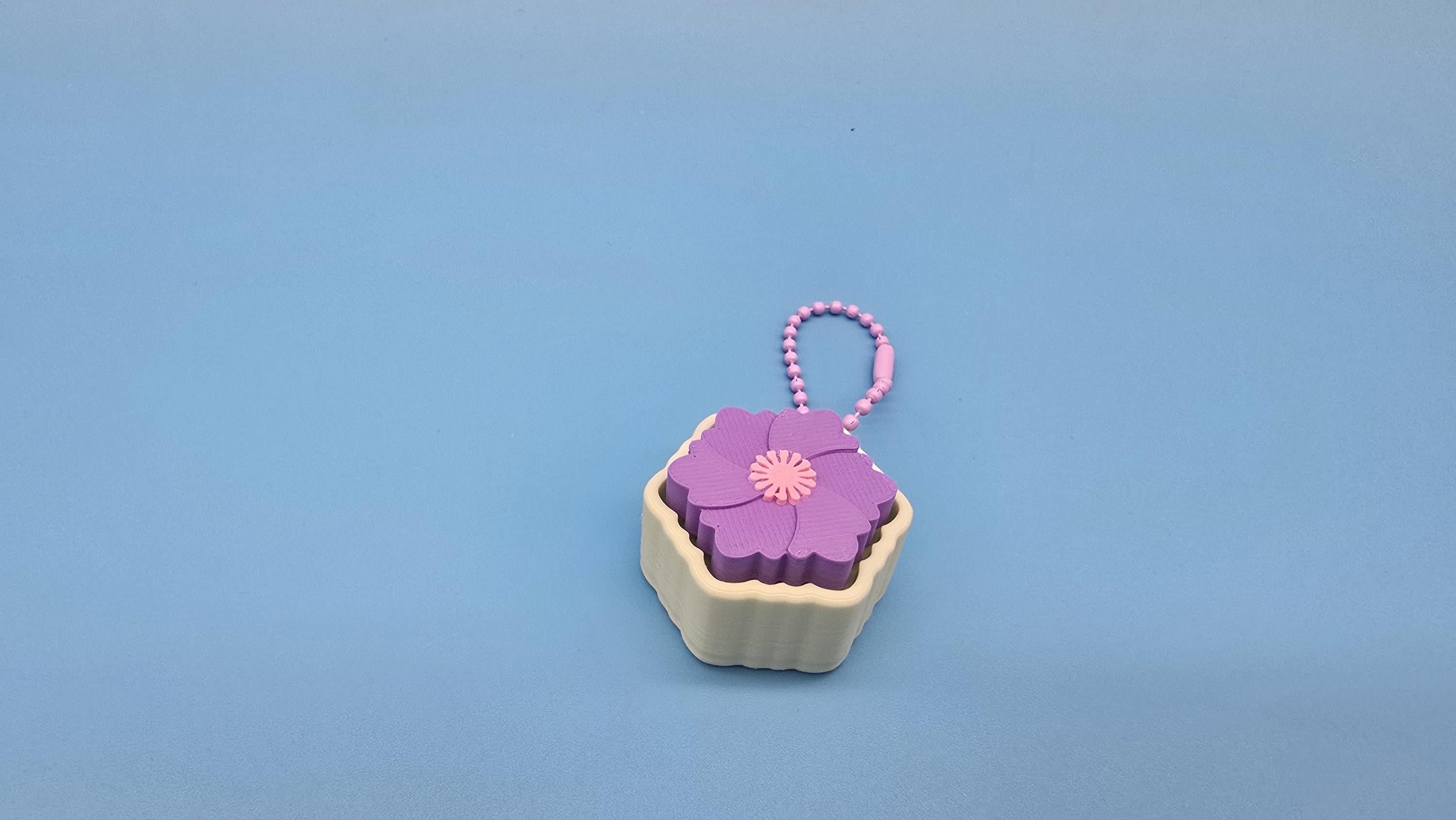 Garden Clicker Keychain | Satisfying Click | Sensory Fidget Toy | Floral Fidget