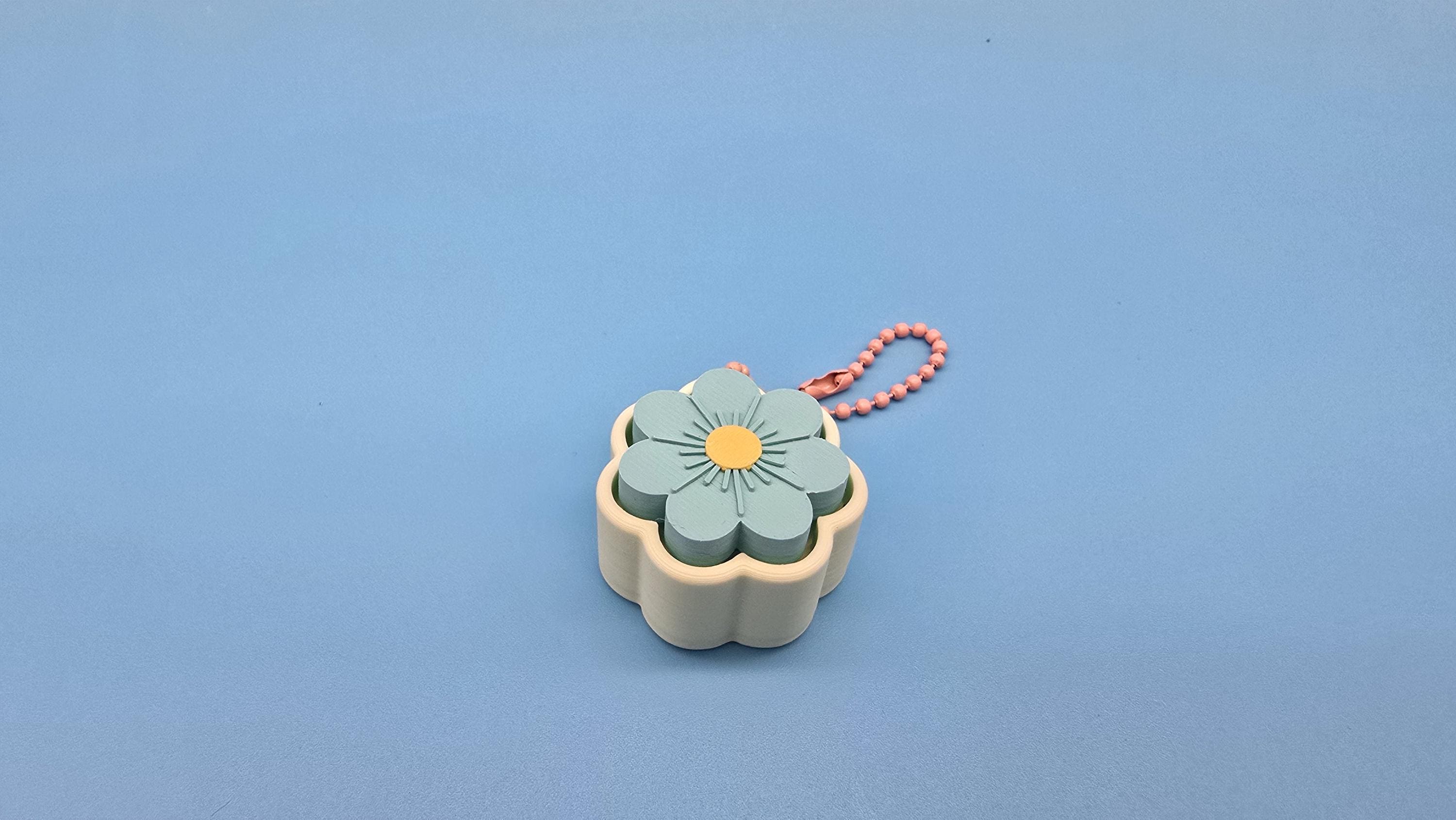 Garden Clicker Keychain | Satisfying Click | Sensory Fidget Toy | Floral Fidget