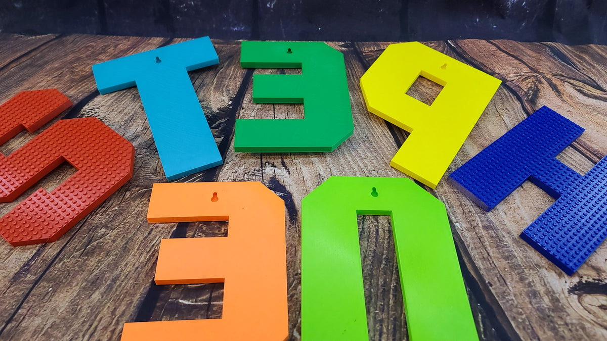 Personalized X-Large Name Sign - Custom Brick Letters