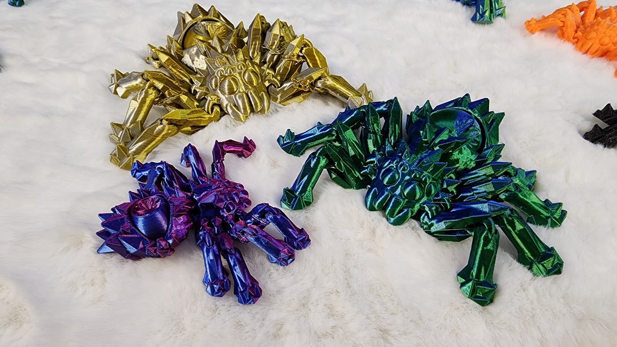 Spider - Spinning Eye - 3D Printed Fidget