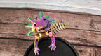 Detailed Axolotl - 3D Printed Fidget